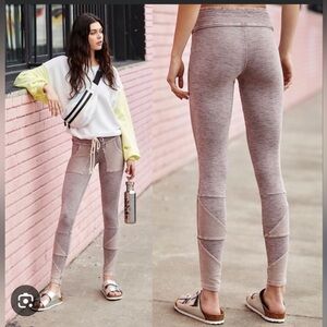 Free People Movement Two-Tone Leggings/Joggers